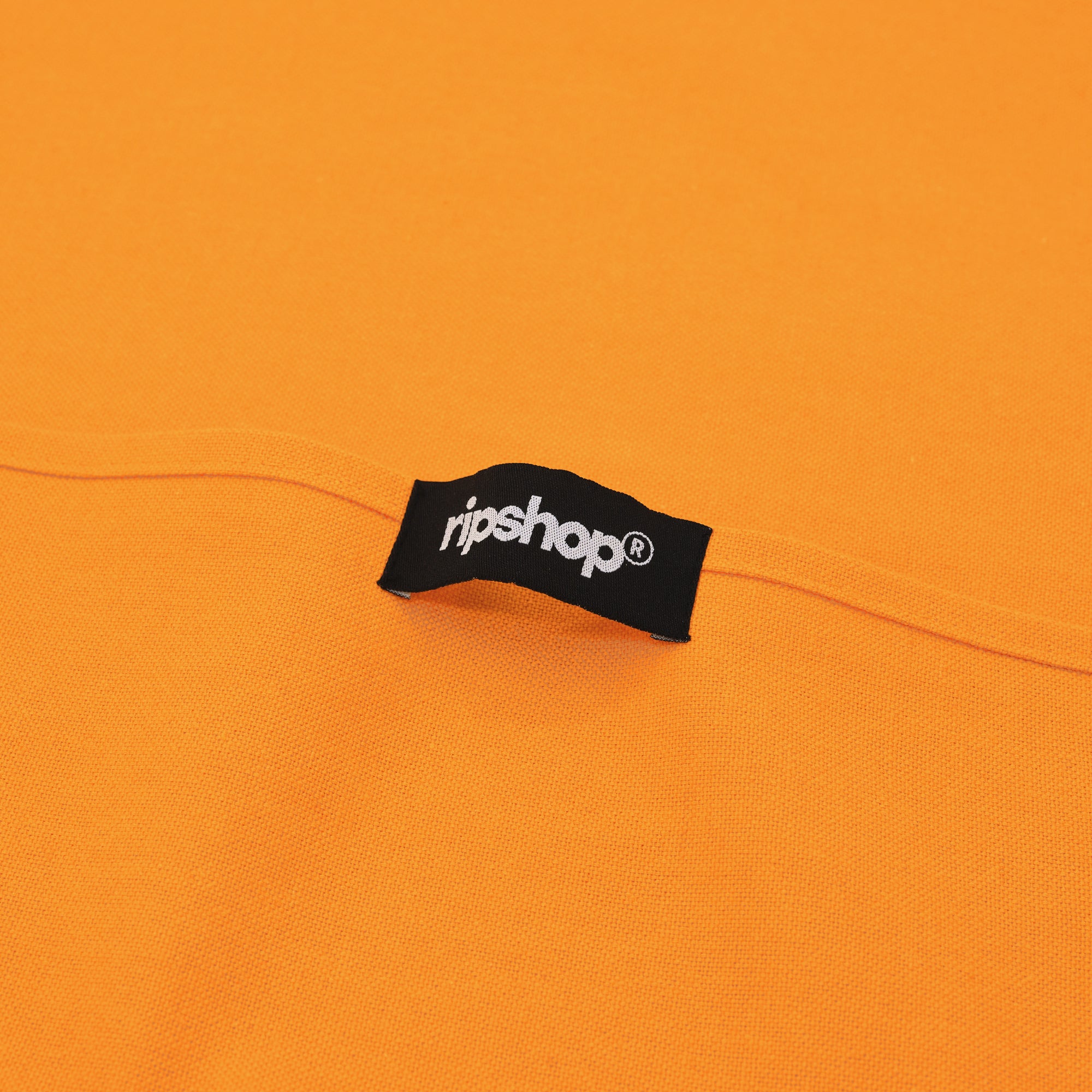 Pack of 2 plain kitchen cloths 100% linen Light Orange